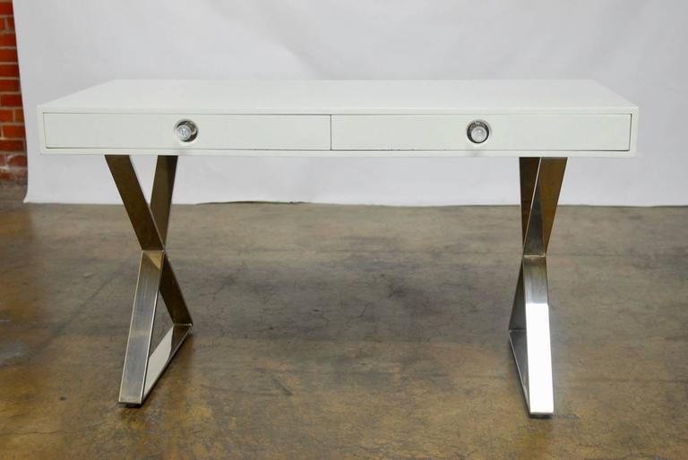 Jonathan Adler Campaign Style Channing Desk At 1stdibs