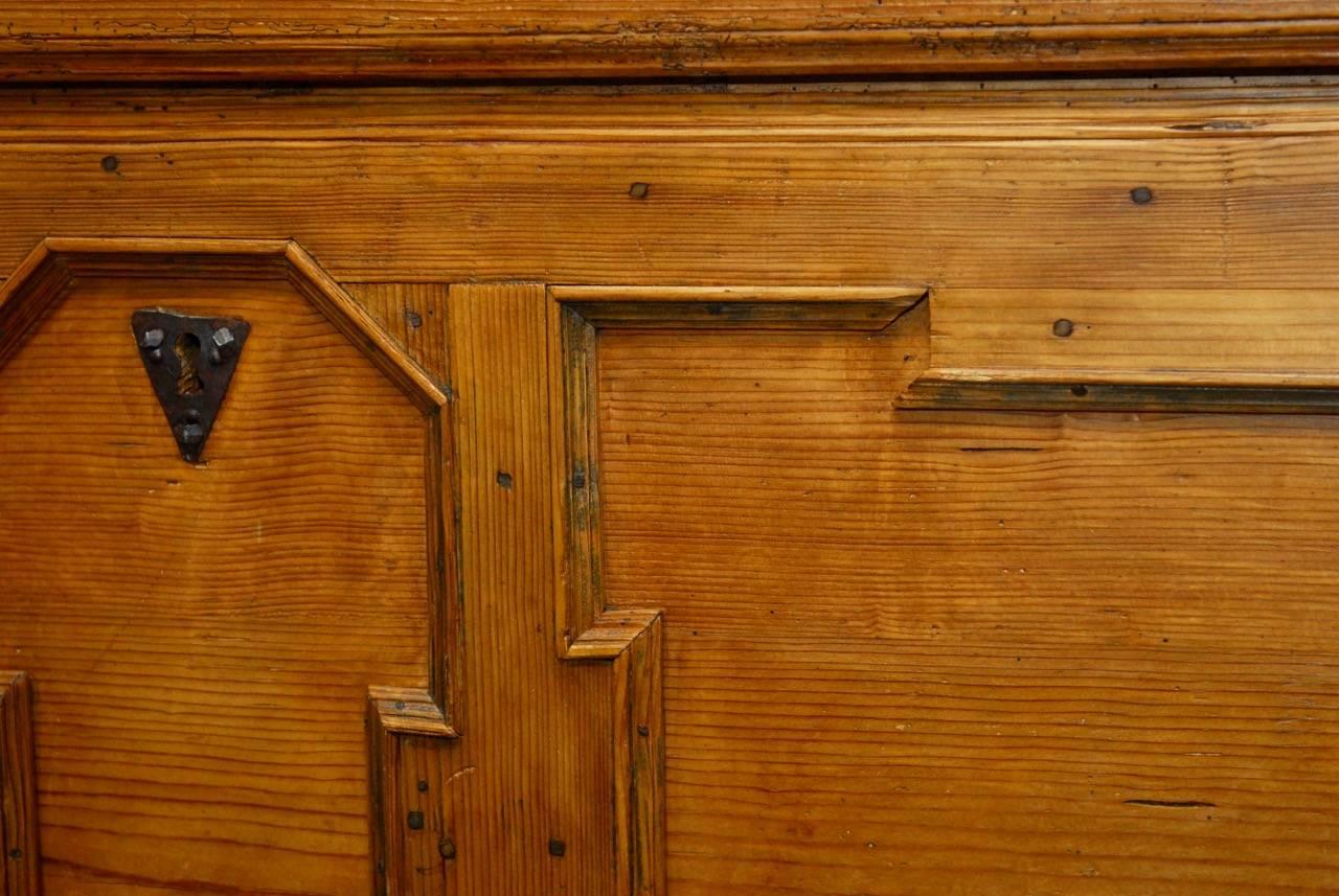 Rustic 18th Century Italian Pine Cassone Coffer