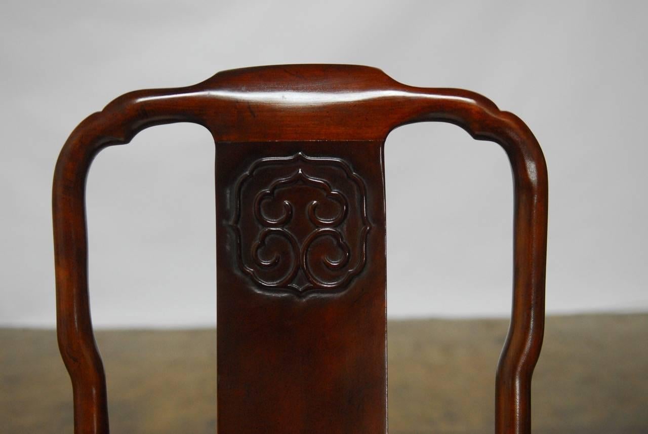 American Set of Seven Chinese Ming Dining Chairs by Drexel