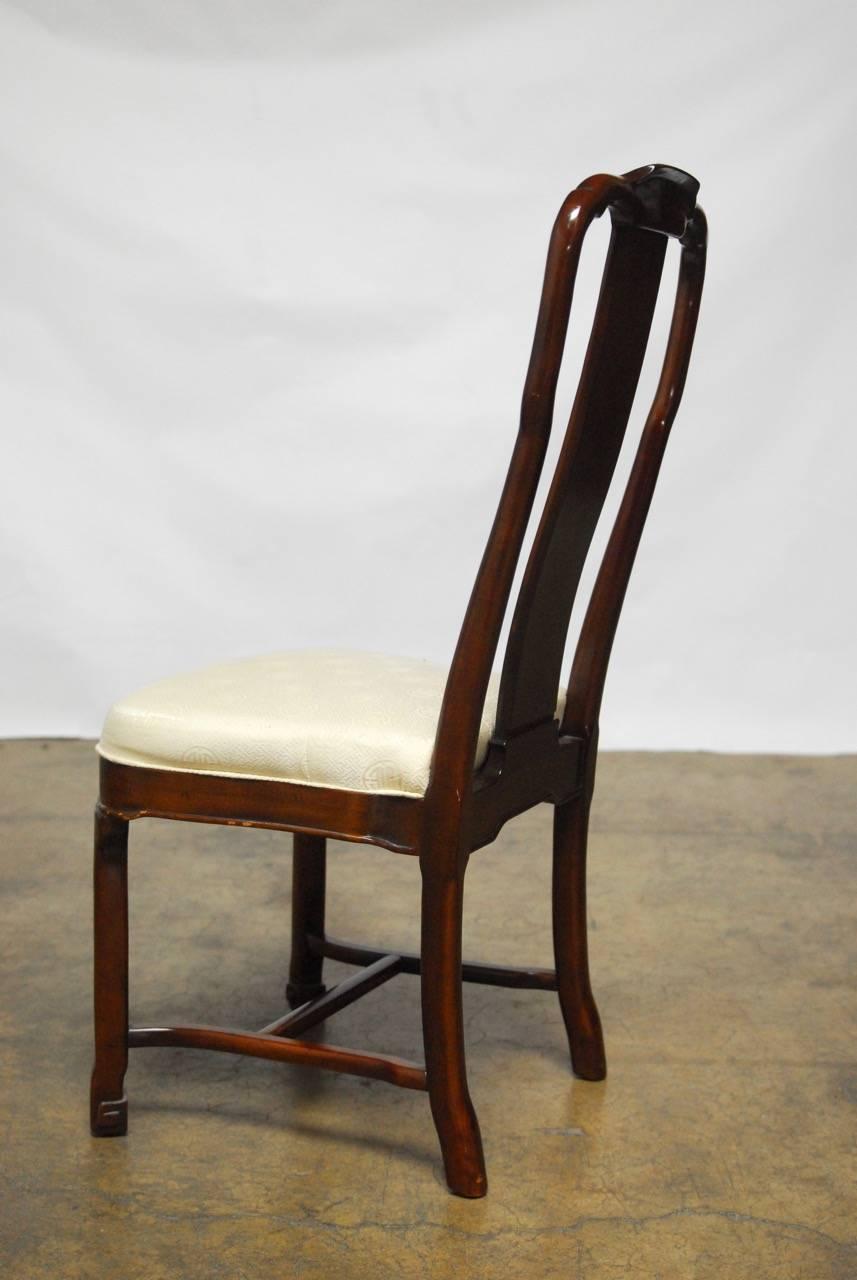 Hand-Crafted Set of Seven Chinese Ming Dining Chairs by Drexel