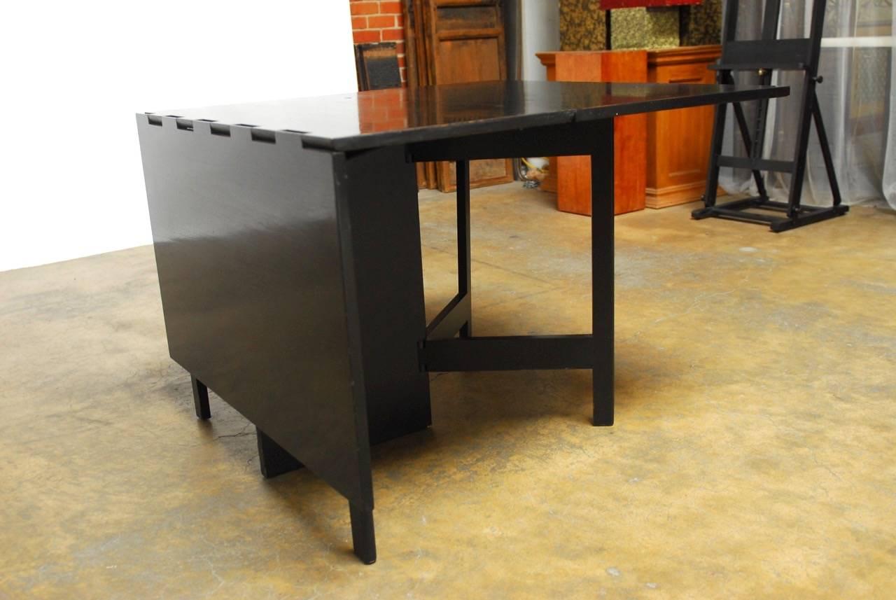 Mid-Century Modern George Nelson for Herman Miller Drop-Leaf Dining Table