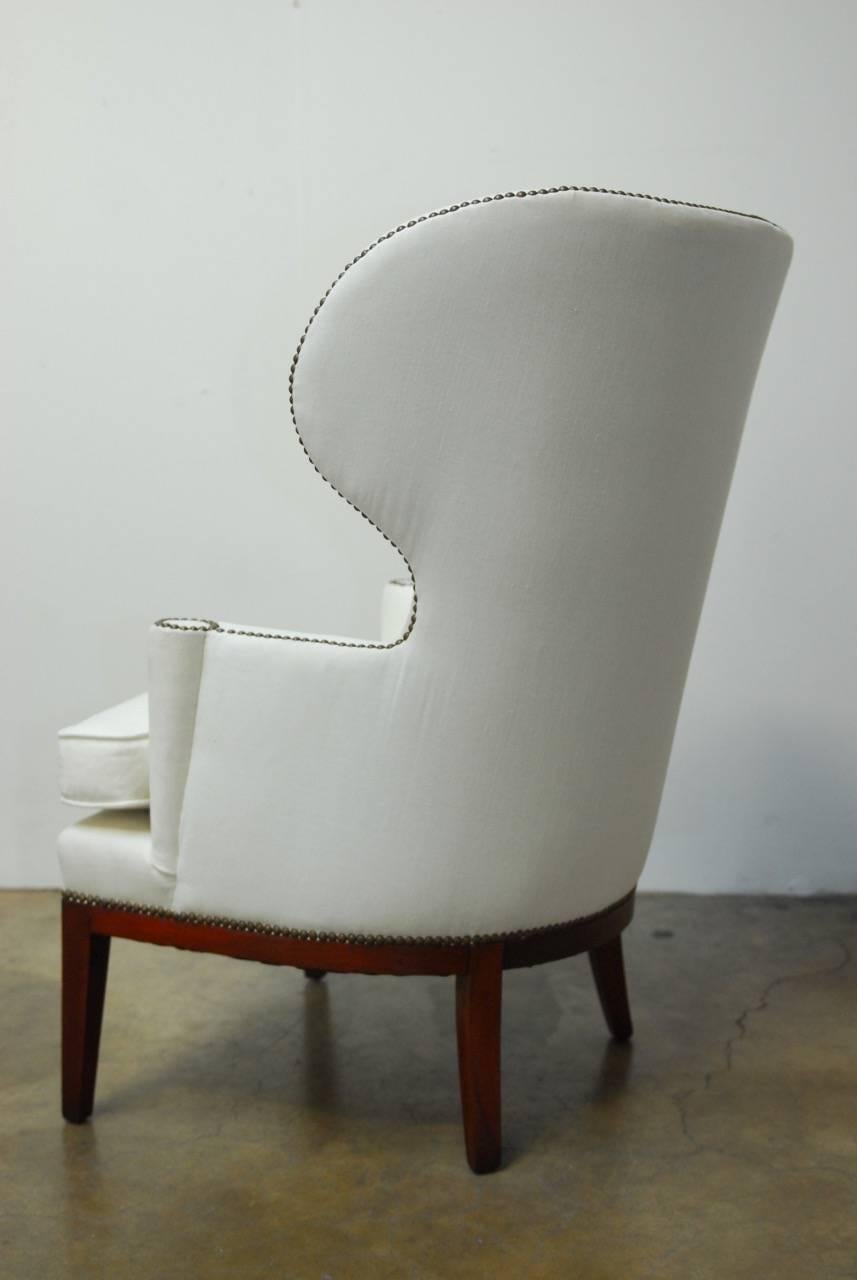 American Mid-Century Wing Chair by Edward Wormley for Dunbar