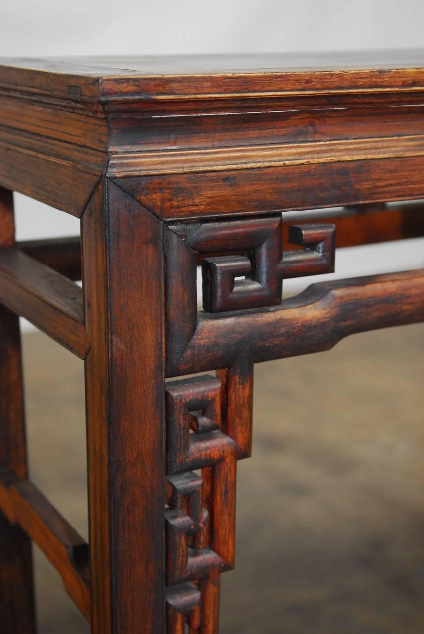 Qing Dynasty Chinese Altar Table In Distressed Condition In Rio Vista, CA