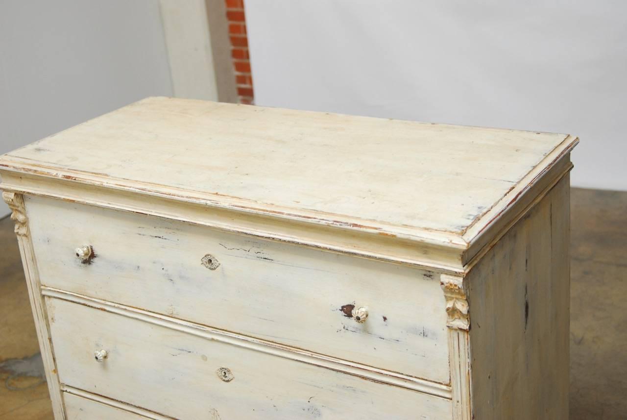 French 19th Century Gustavian Pine Chest of Drawers