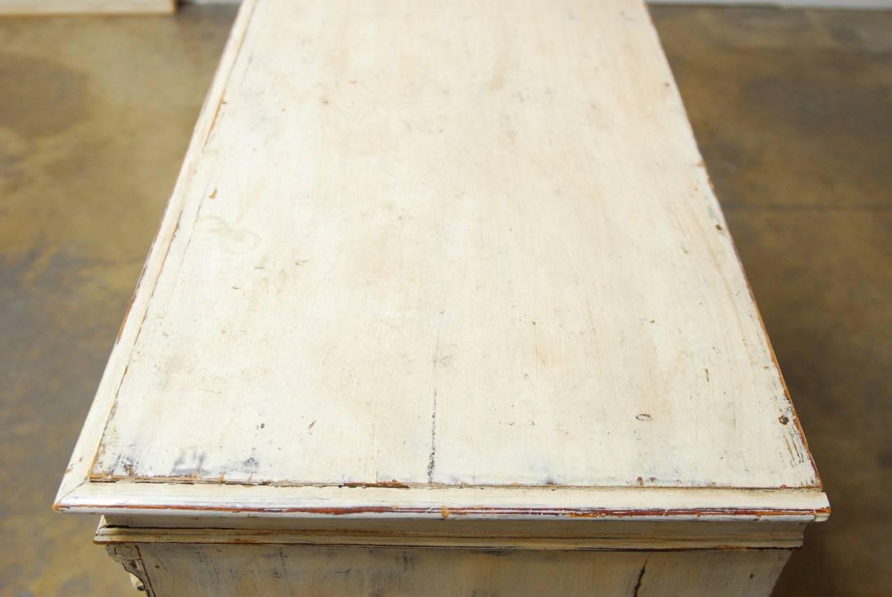 Hand-Crafted 19th Century Gustavian Pine Chest of Drawers