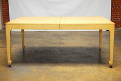 Mid-Century Baker Far East Oak Dining Table