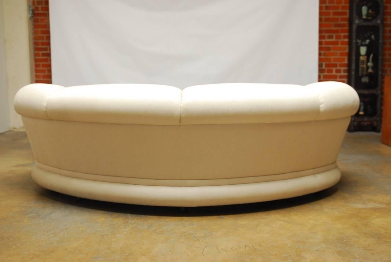 Modern Curvilinear Cloud Style Sofa 1