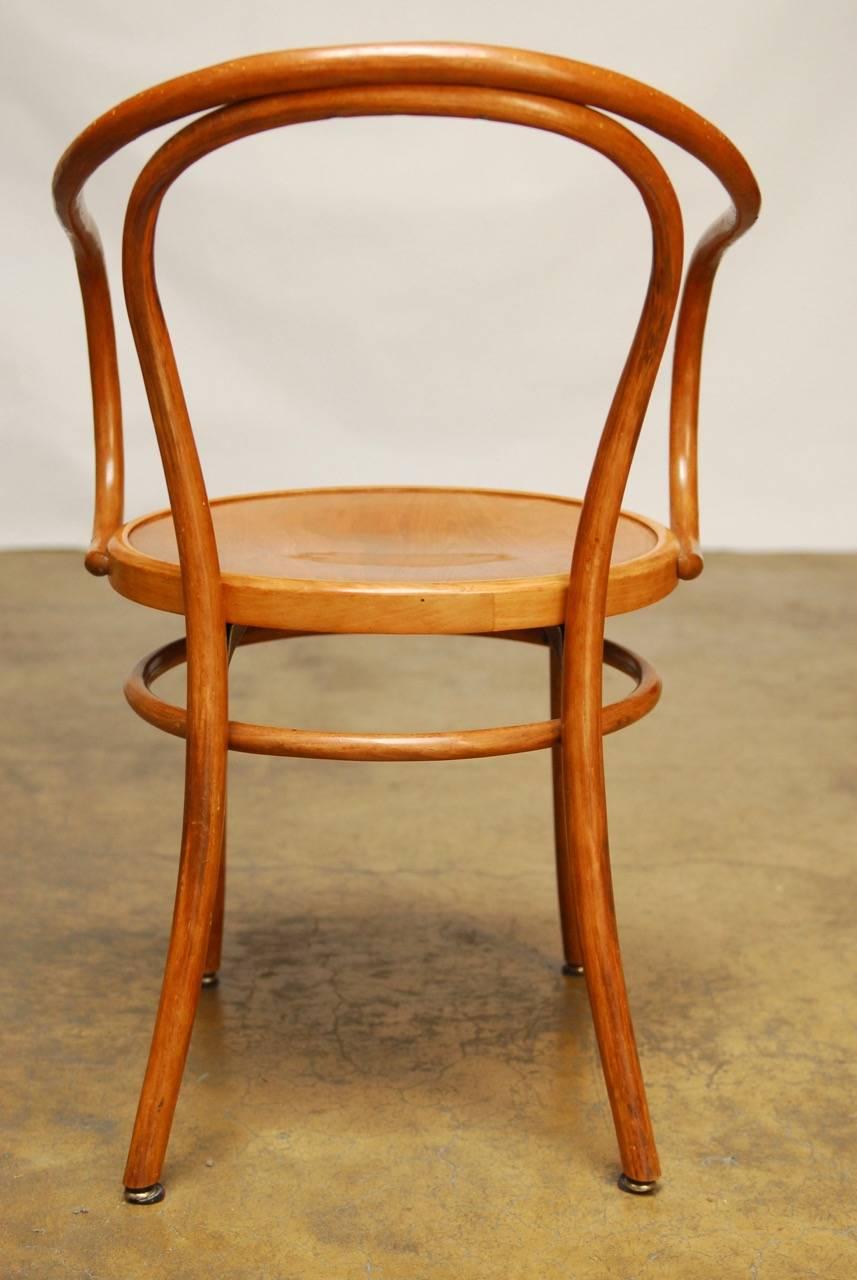 Set of Ten Thonet Bentwood 209 Chairs 2