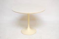 Mid-Century White Laminate Tulip Dining Table