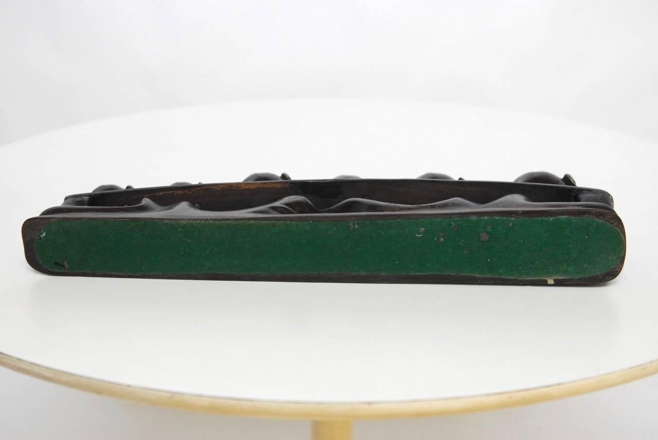 Anglo-Indian Carved Teak Elephant Bridge 1