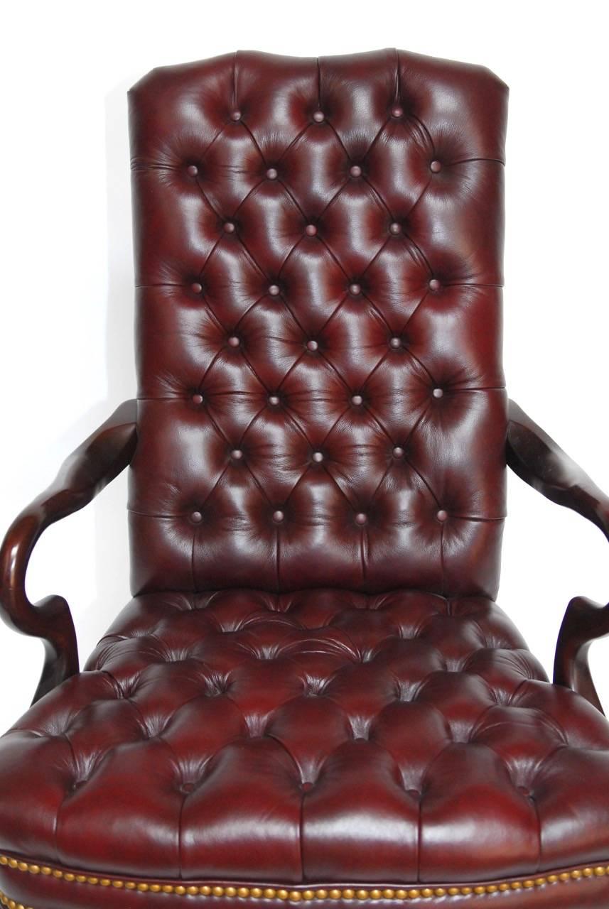 schafer bros leather chair