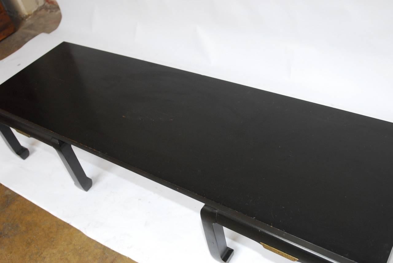American James Mont Style Mid-Century Lacquered Coffee Table