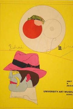 Richard Lindner U.C. Berkeley Ausstellungsplakat:: 1969