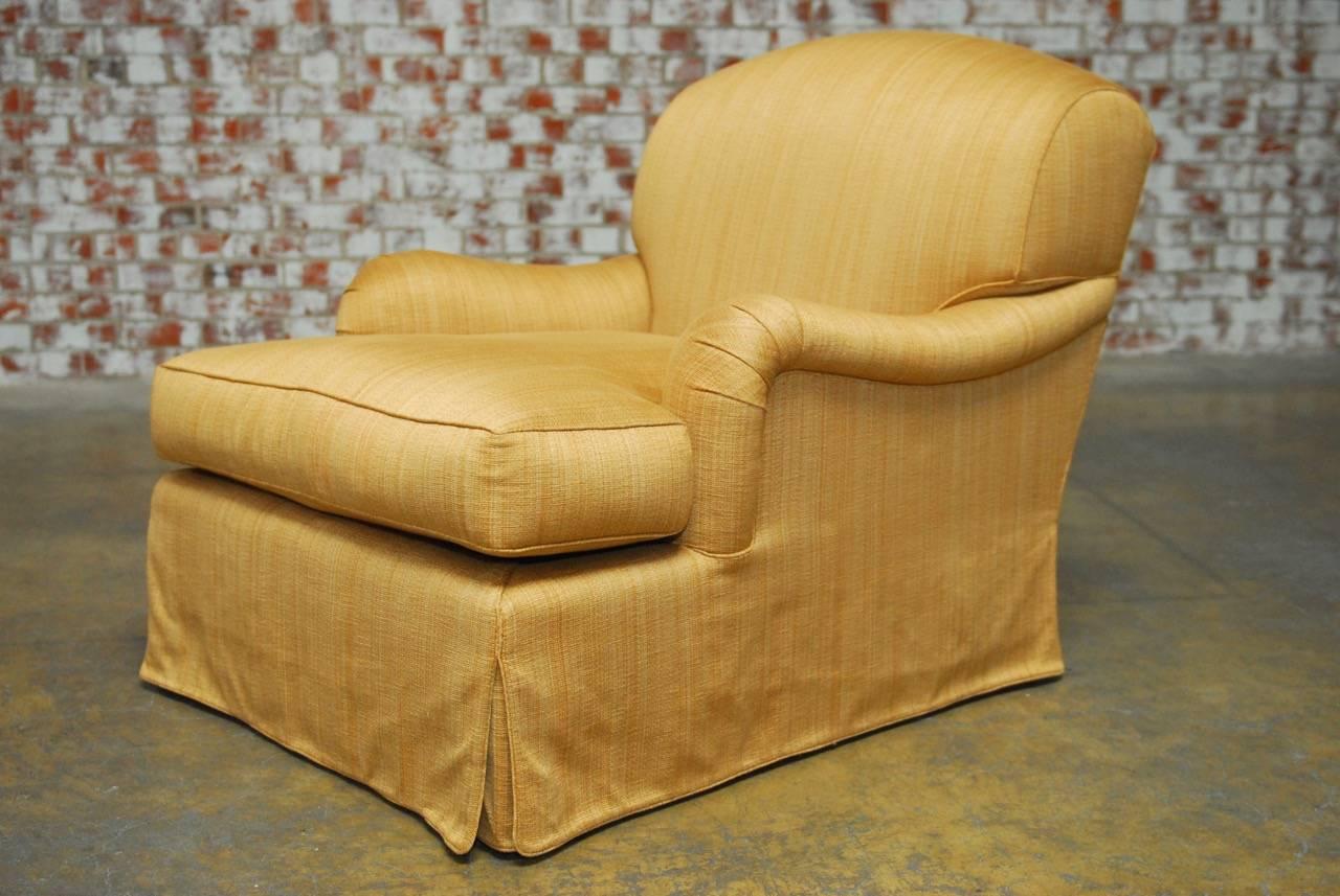 American Rose Tarlow Lambertus Lounge Chair and Ottoman