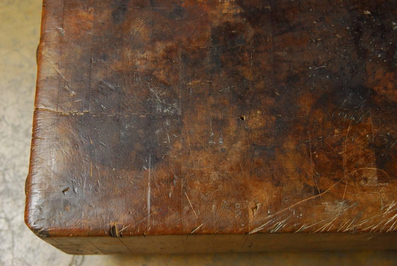wood welded michigan maple block