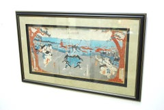 19th Century Japanese Woodblock Ukiyo-E Print by Yoshikado