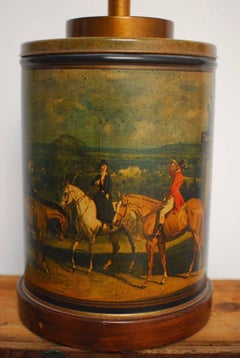 Frederick Cooper Equestrian Tea Canister Table Lamp