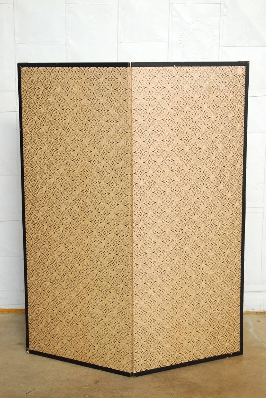 19th Century Japanese Edo Period Two-Panel Hawk Screen 5