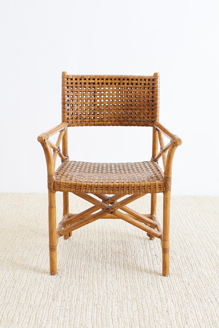 rattan dining chairs with arms hk living organic modern mcguire style woven leather rattan dining chairs for sale at 1stdibs rattan dining chairs with arms hk living organic modern mcguire style woven leather rattan dining chairs for sale at 1stdibs