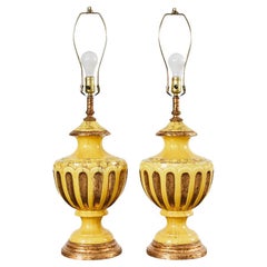 Coppia di lampade Hollywood Regency di Nardini Studios of California