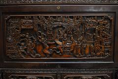 19th Century Chinese Drop Front Desk