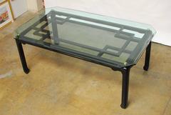 Chinese Chippendale Fretwork Dining Table