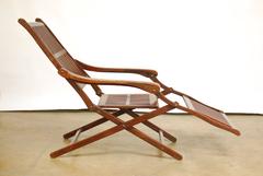 Antique Ocean Steamer Deck Chair