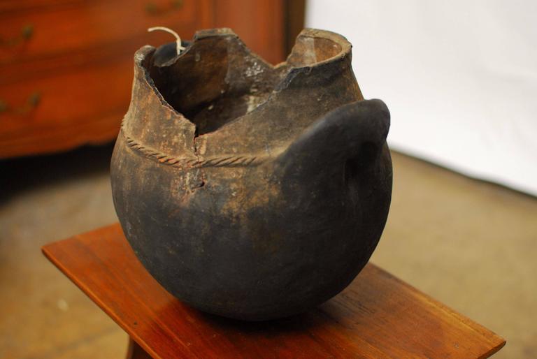 Primitive Kenyan Clay Jar For Sale at 1stdibs