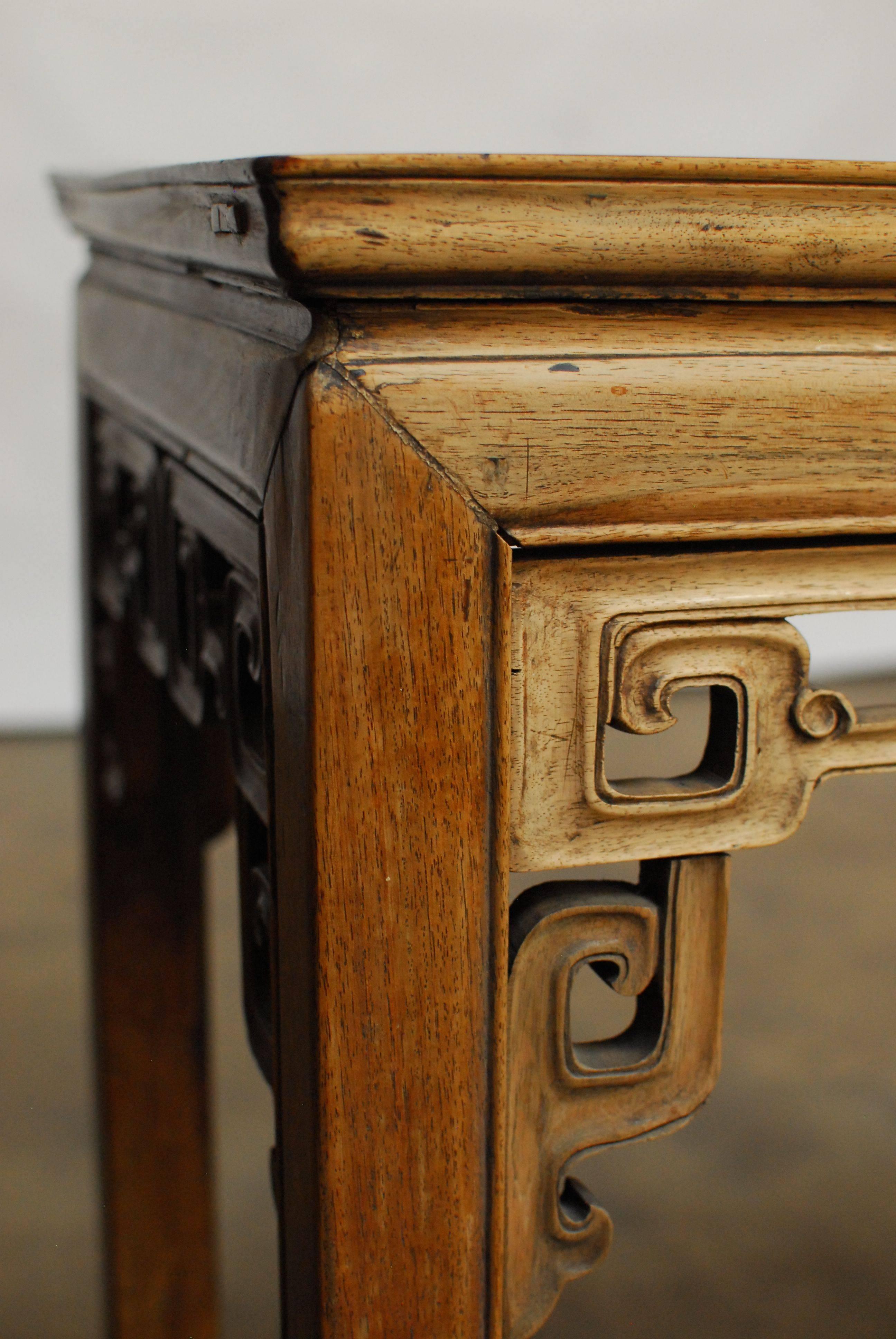 Wood 19th Century Chinese Rosewood Altar Table