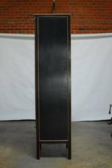 Chinese Tall Black Lacquer Cabinet