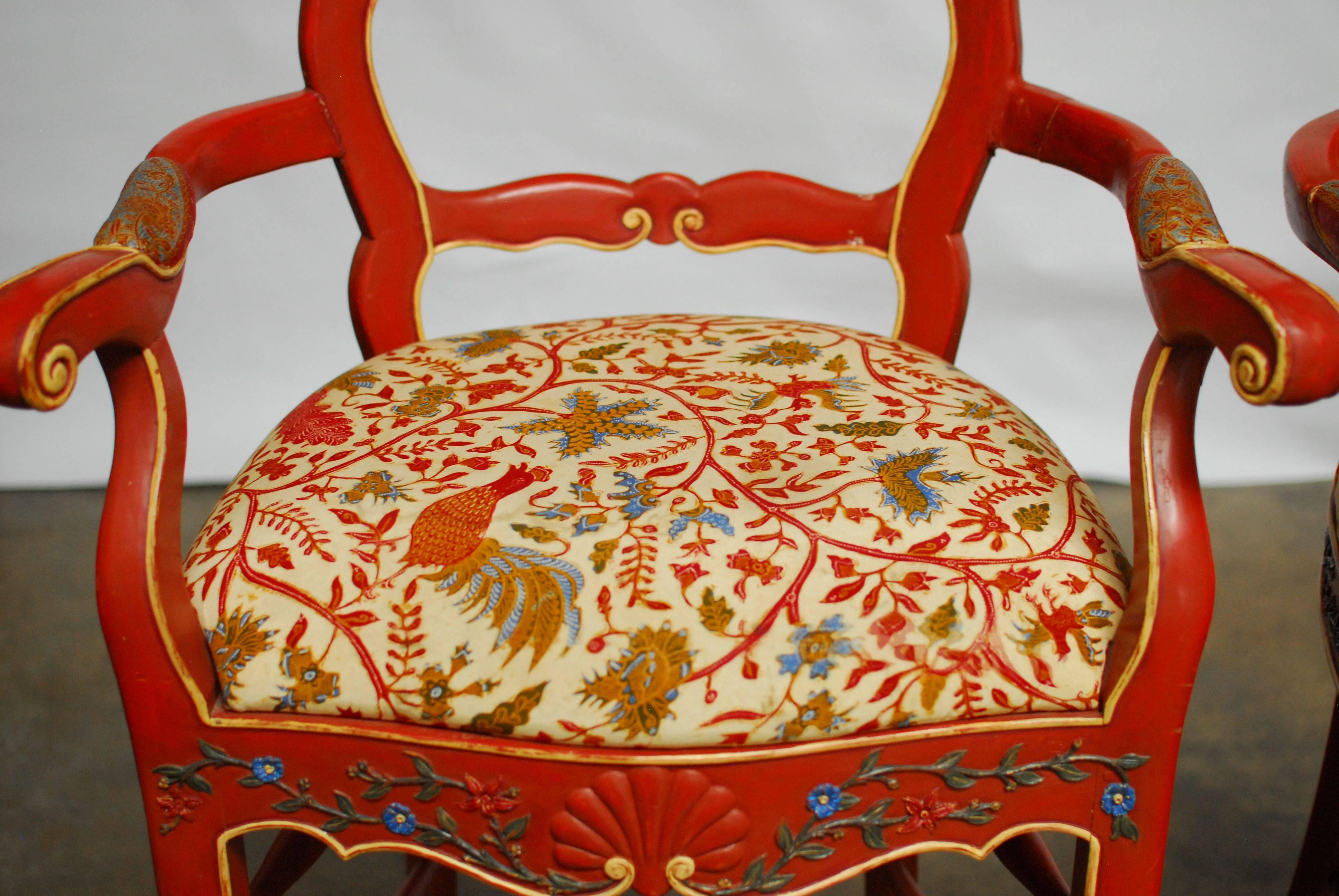 Carved French Country Bar Stools 3