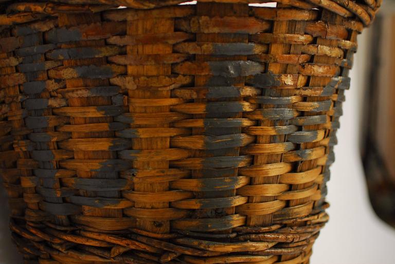 French Grape Harvest Basket Hotte at 1stDibs vintage french grape