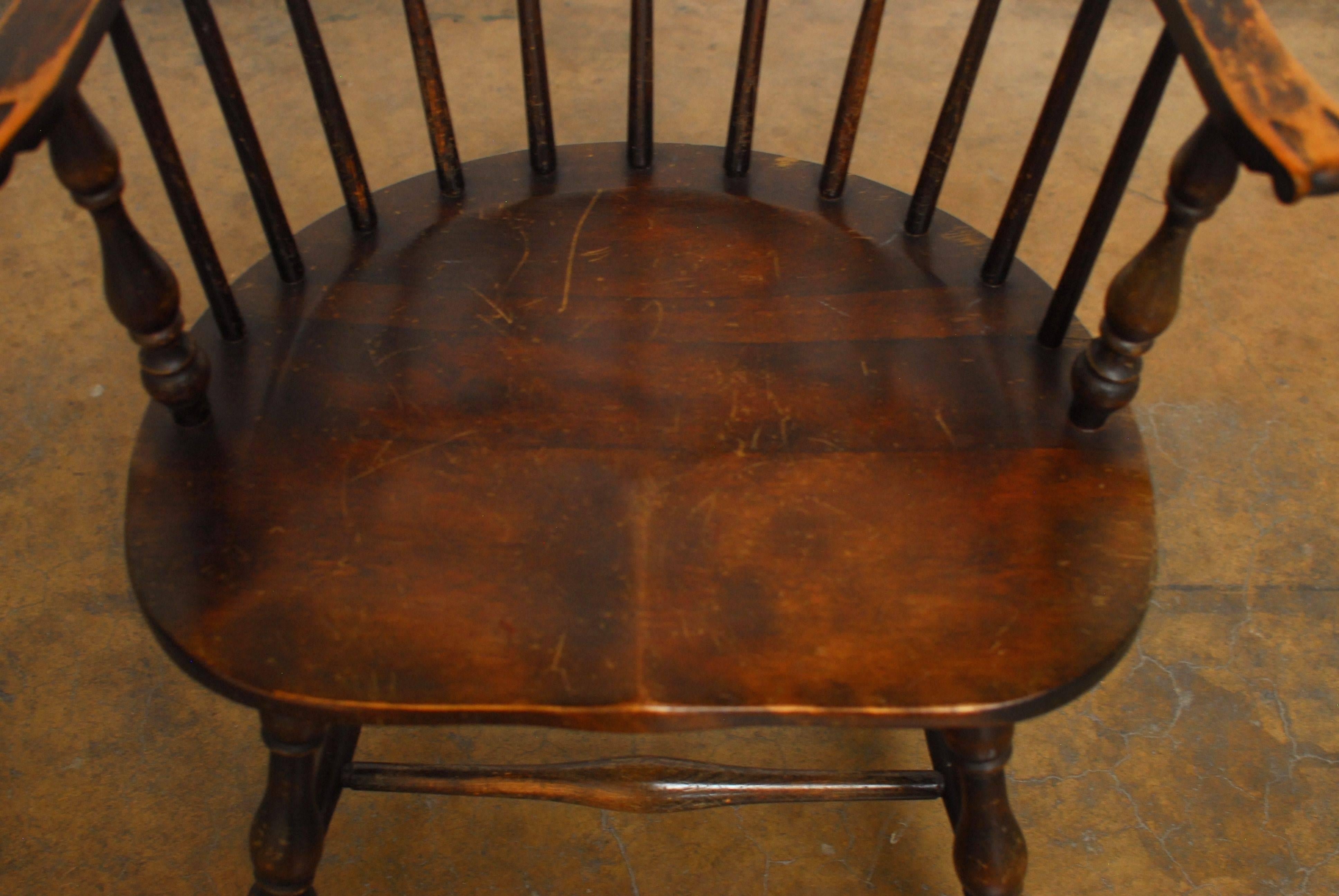 American 19th Century Sack Back Windsor Chairs