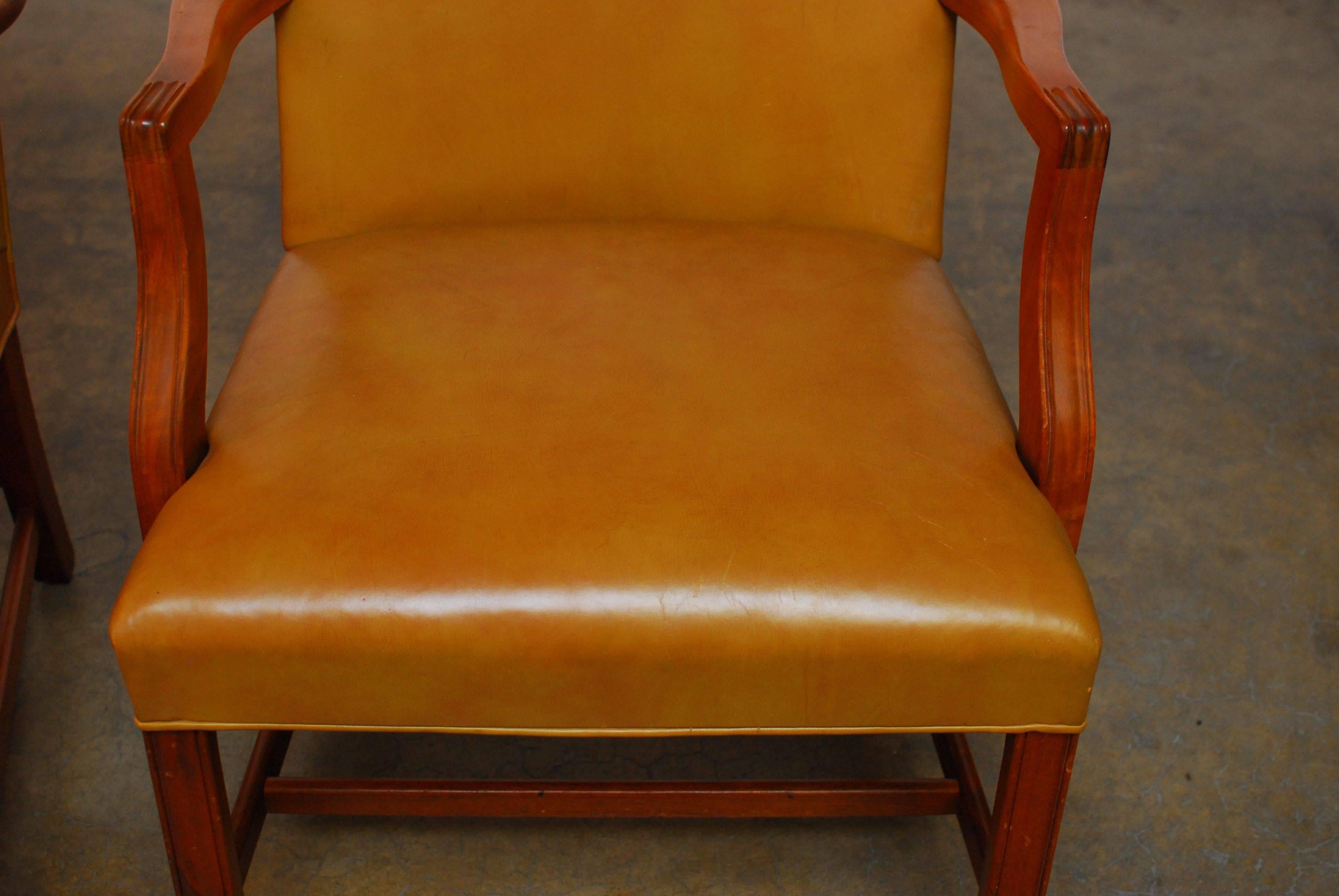 leather library chairs for sale