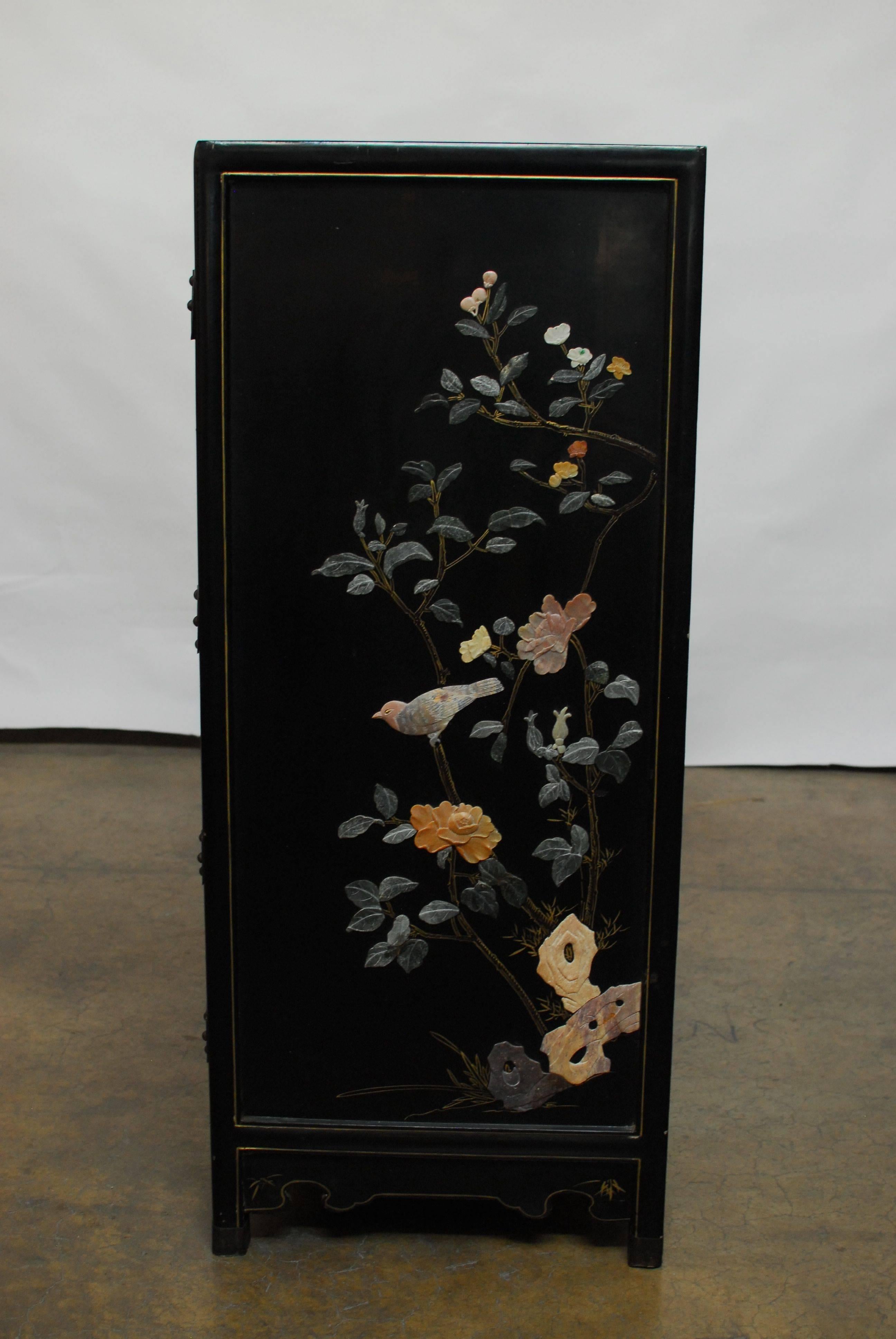 black chinese cabinet