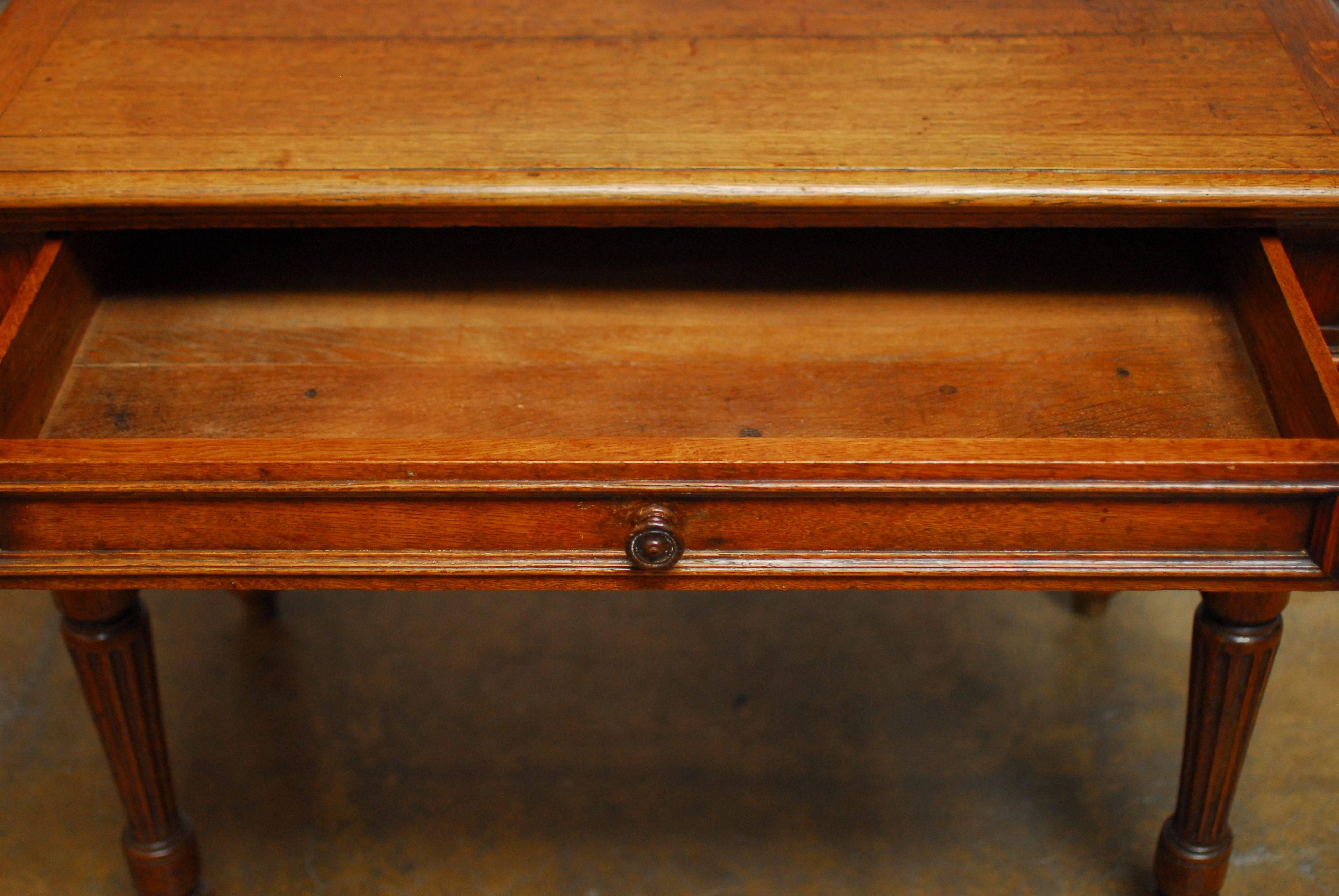 19th Century English Desk with Folding Privacy Walls 3