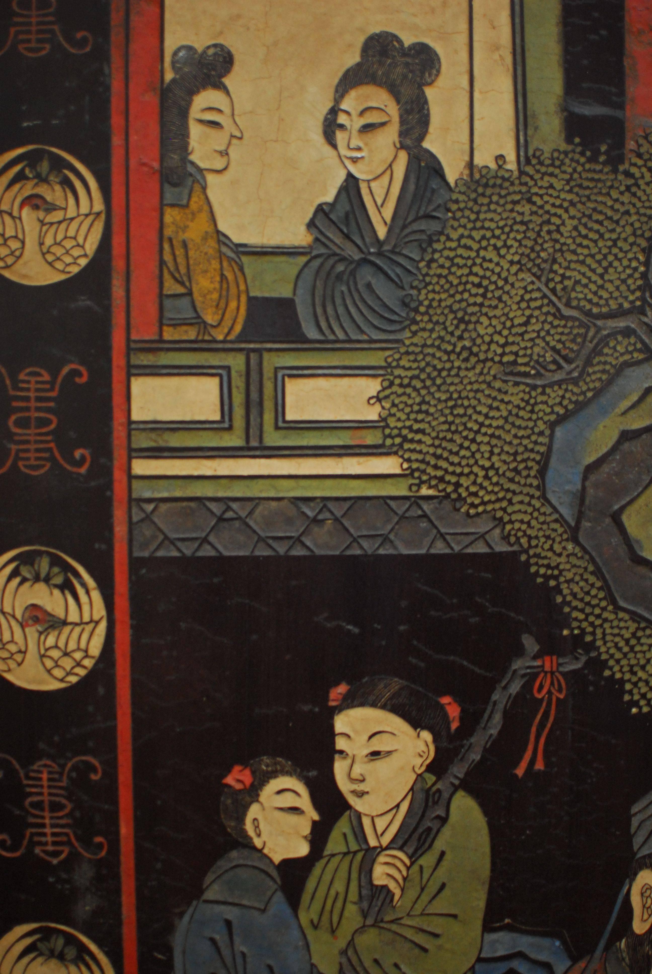 19th Century Chinese Coromandel Screen 2