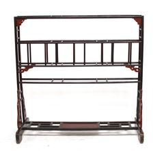 19th Century Chinese Lacquered Garment Rack