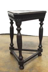 Triangular Table with a Heart-Shaped Top