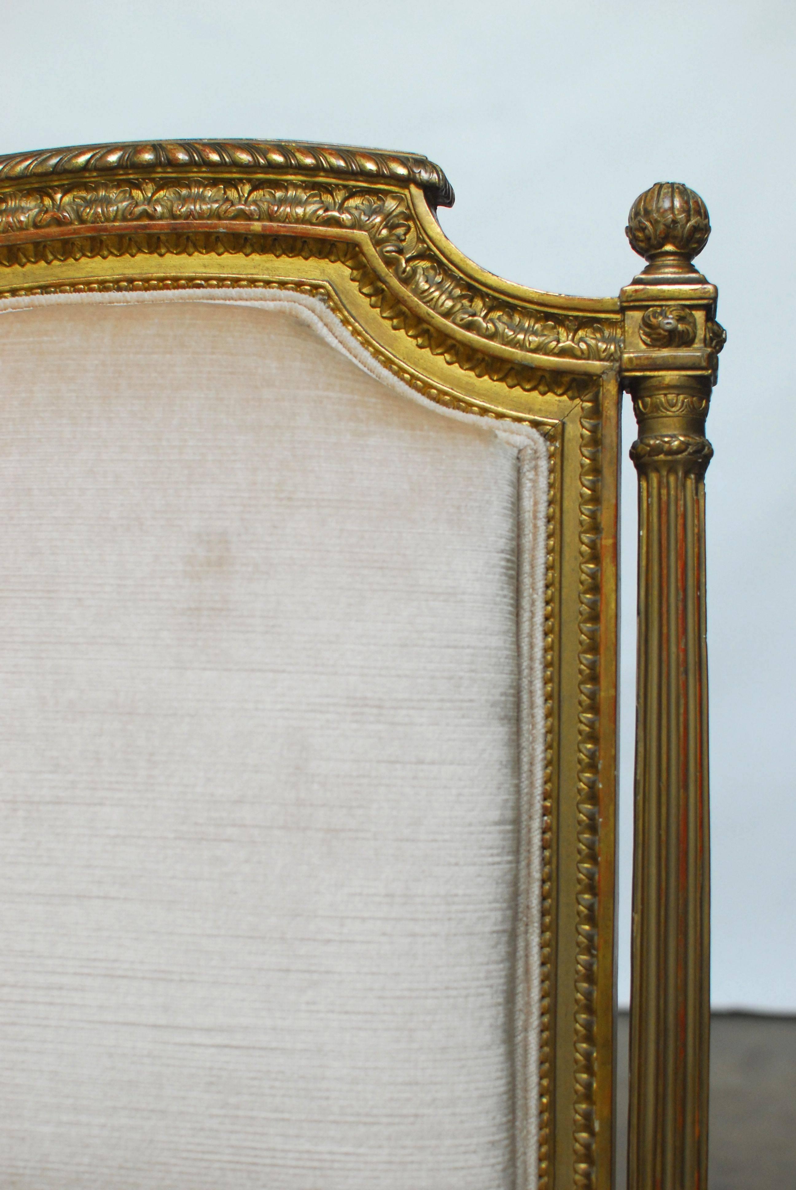 French 19th Century Louis XVI Giltwood Hall Chairs