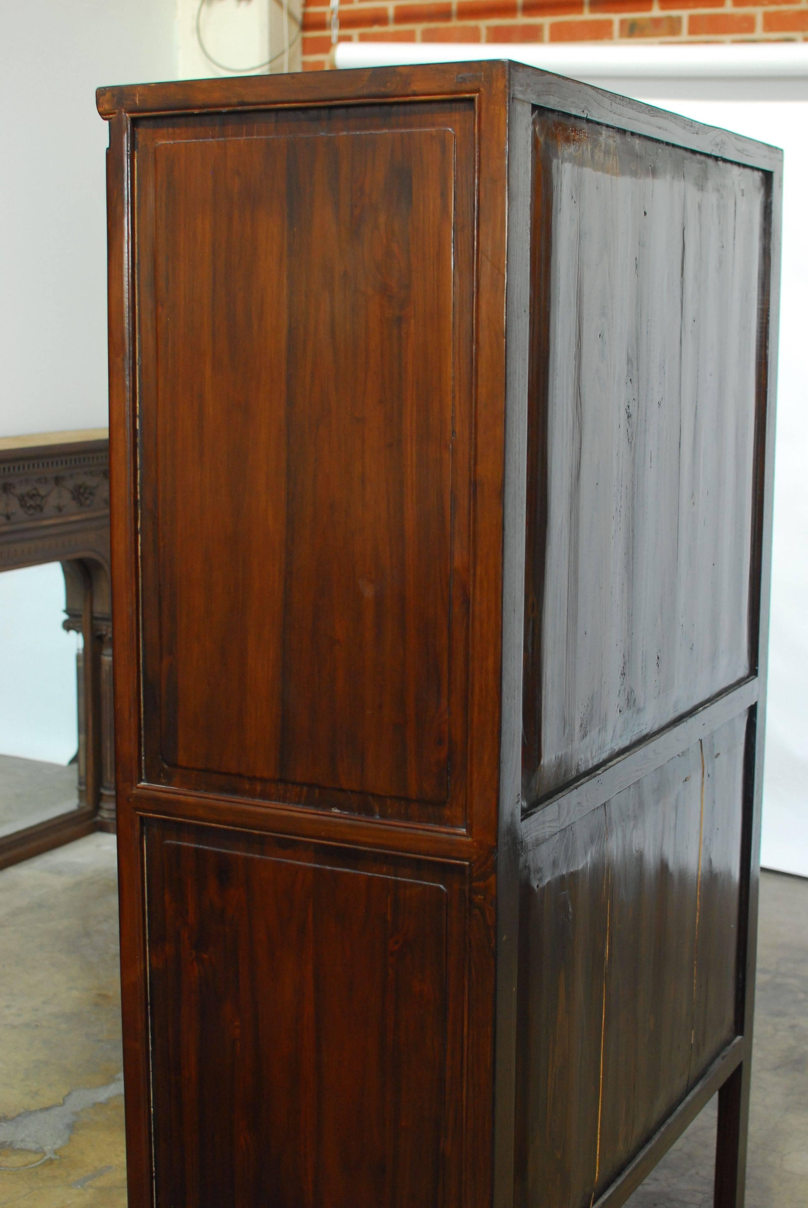 Chinese Kitchen Cabinet Armoire In Good Condition In Rio Vista, CA