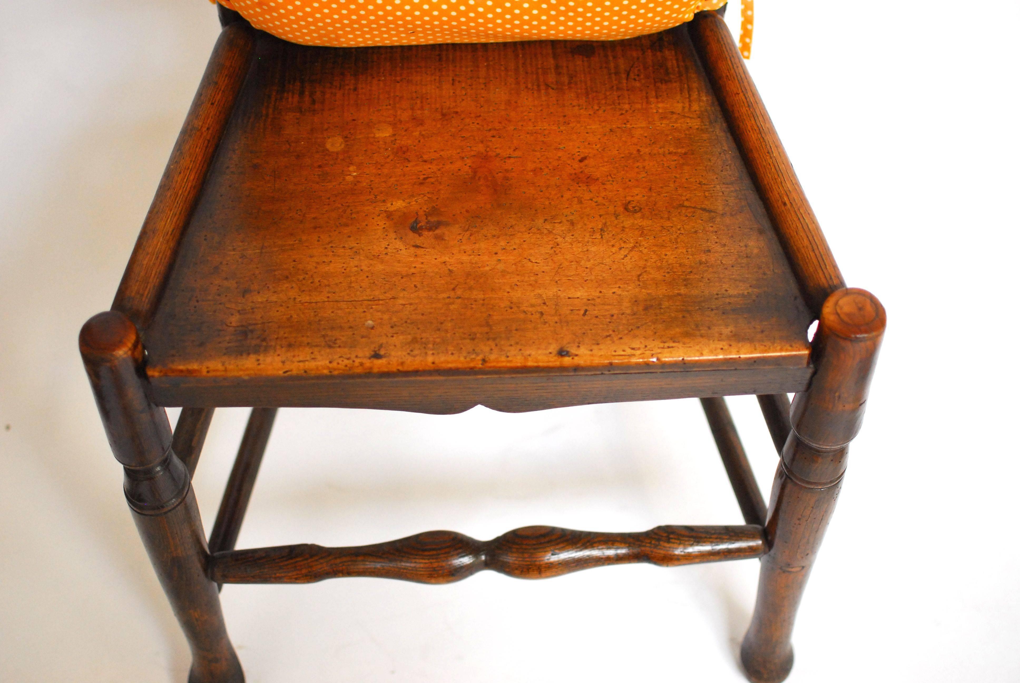 19th Century English Country Ladder Back Chairs 