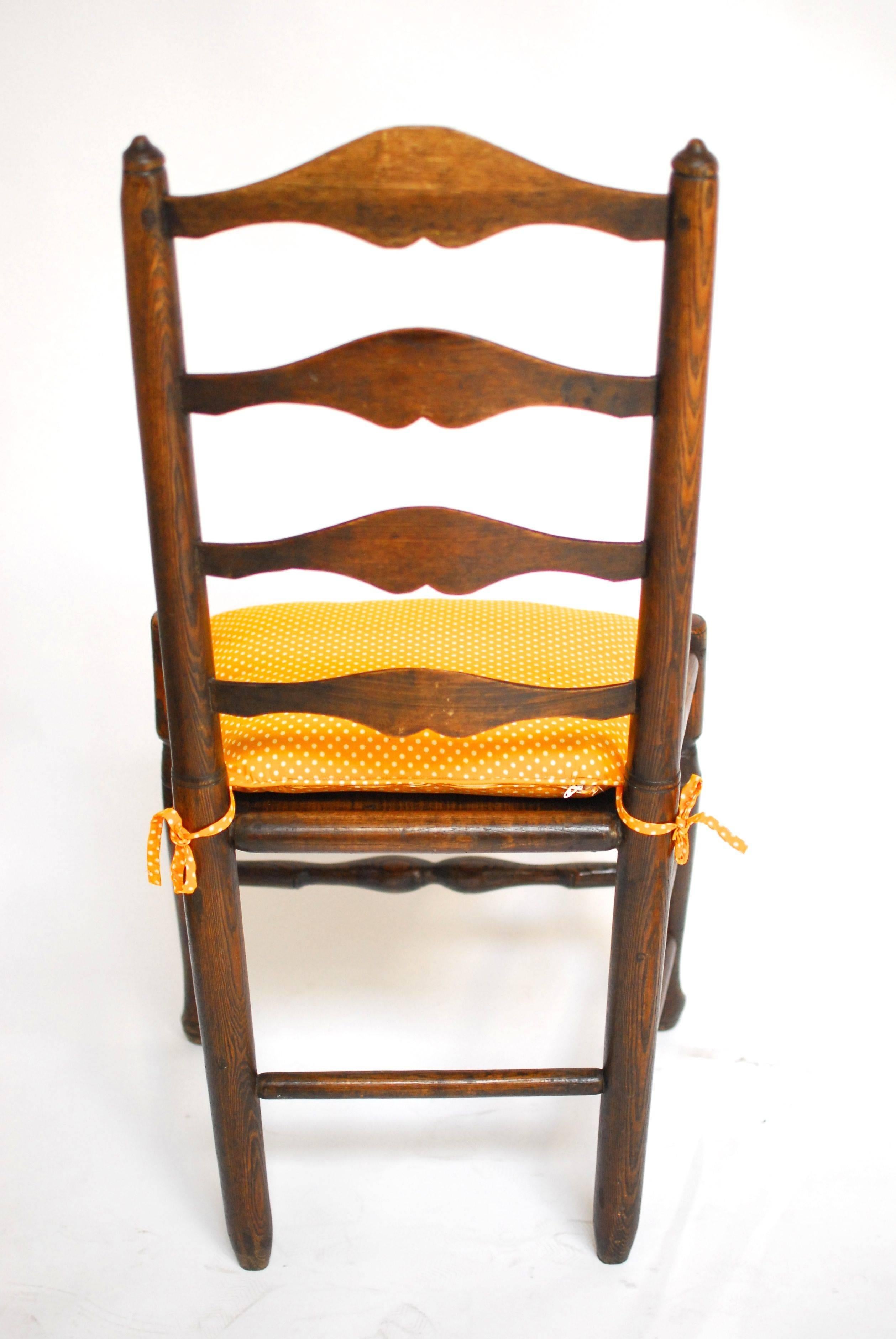 Elm English Country Ladder Back Chairs 