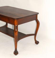 Chippendale Oak Library Table Desk