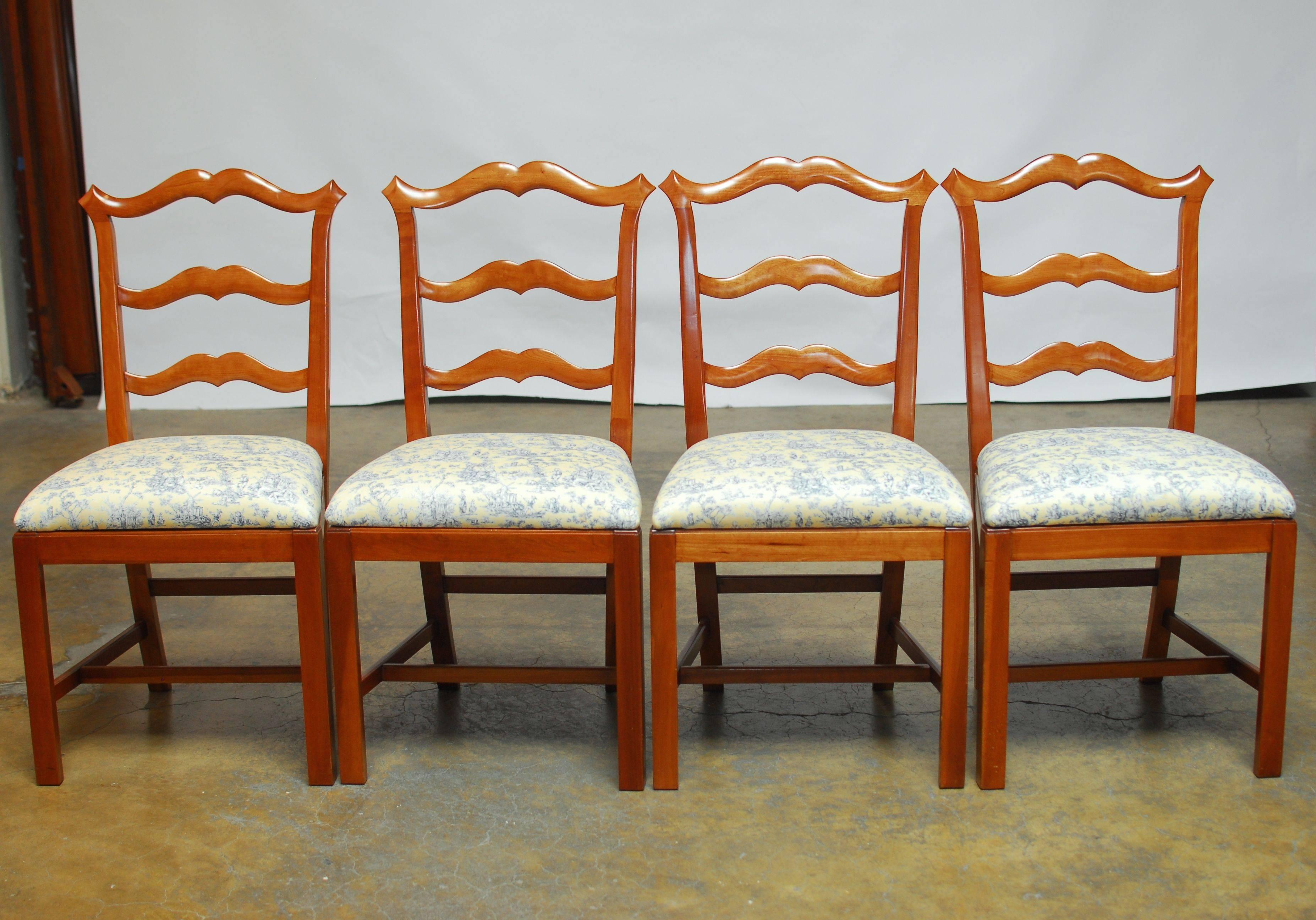 chippendale ladder back chairs
