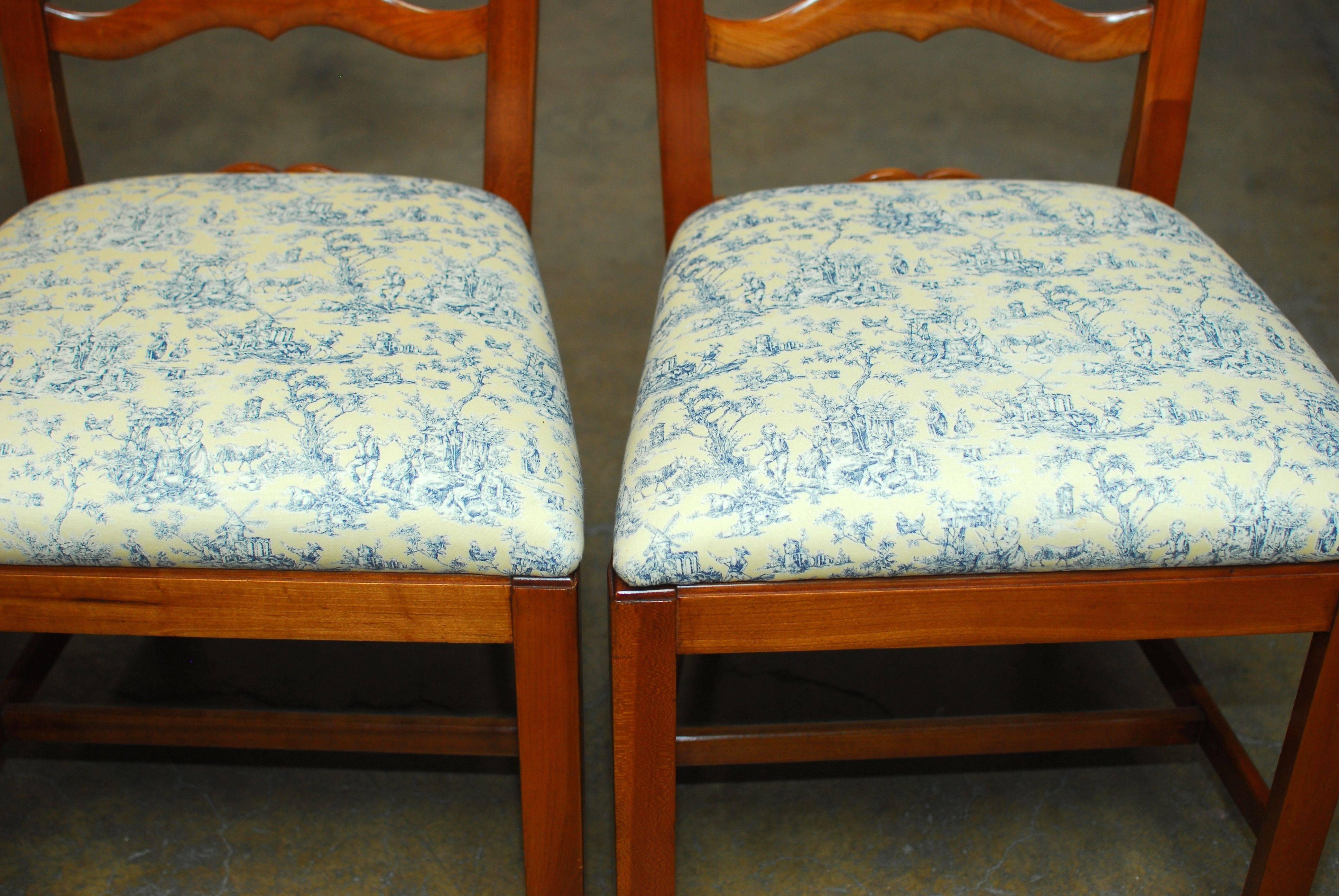 chippendale ladder back dining chairs