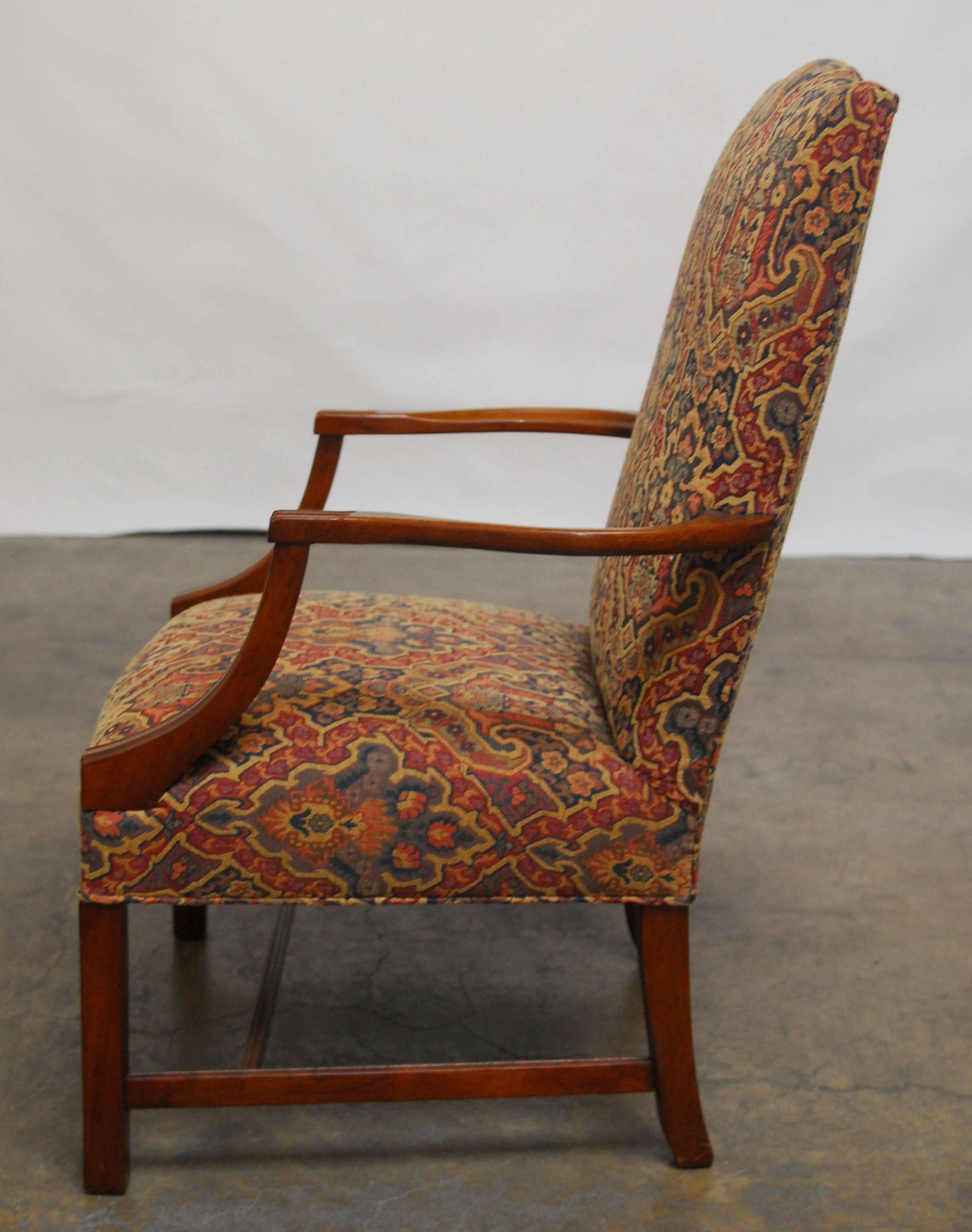 American Federal Mahogany Lolling Chair
