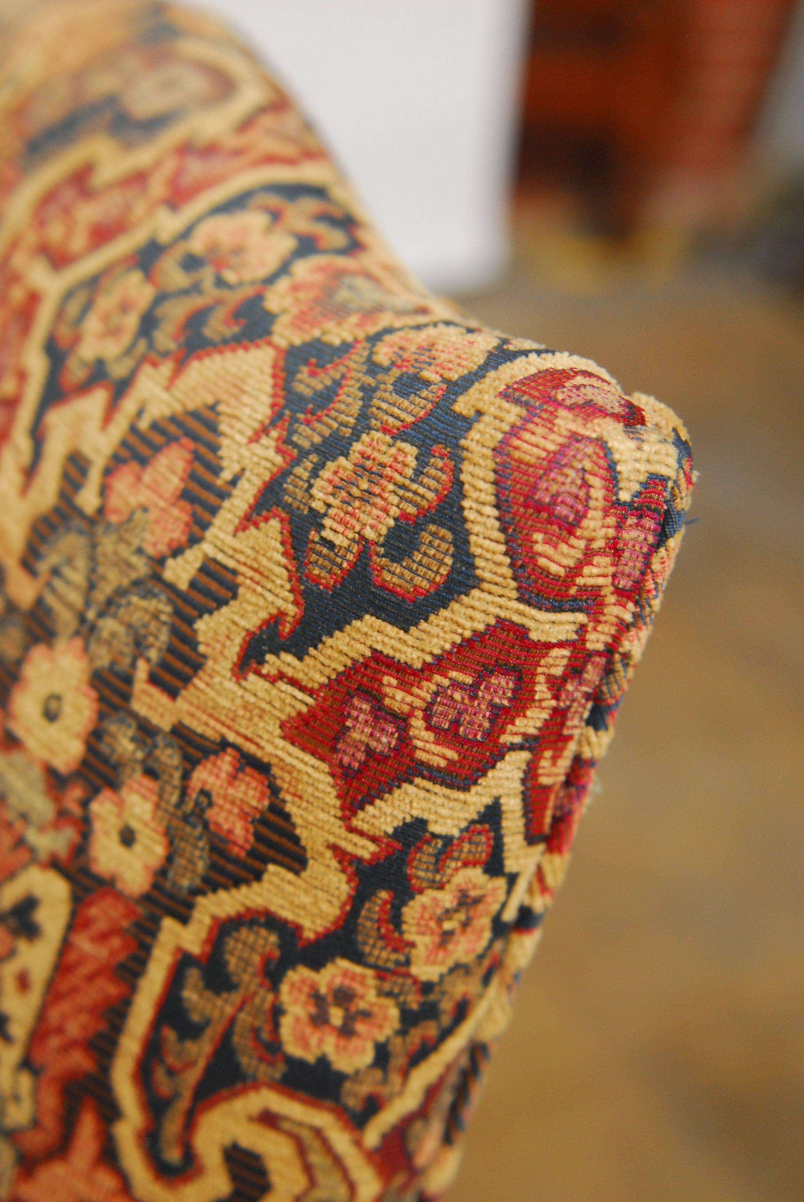 20th Century Federal Mahogany Lolling Chair