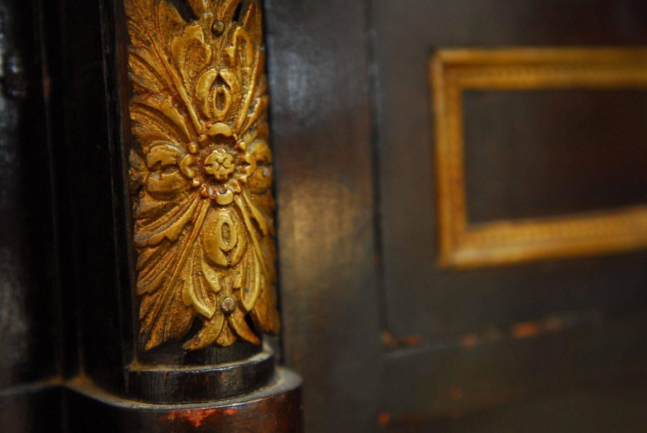 Bronze 19th Century Louis XVI Ormolu Mounted Mahogany Buffet