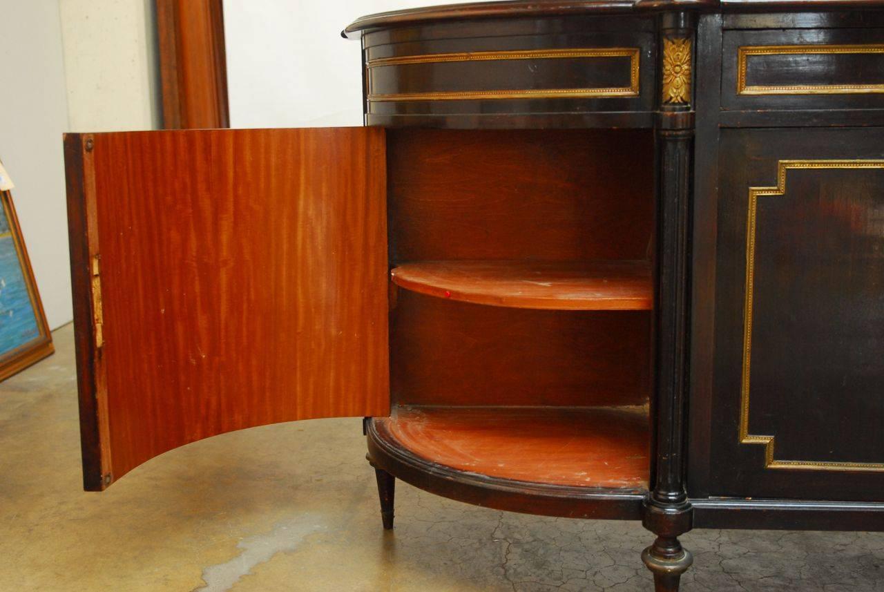 19th Century Louis XVI Ormolu Mounted Mahogany Buffet 2